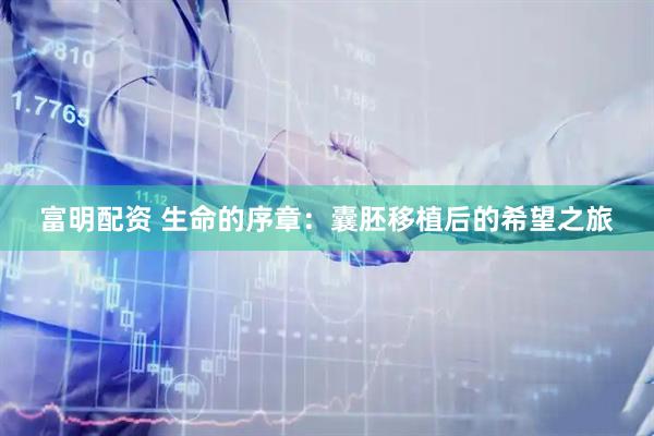富明配资 生命的序章：囊胚移植后的希望之旅