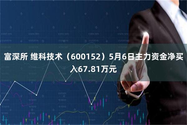 富深所 维科技术（600152）5月6日主力资金净买入67.81万元